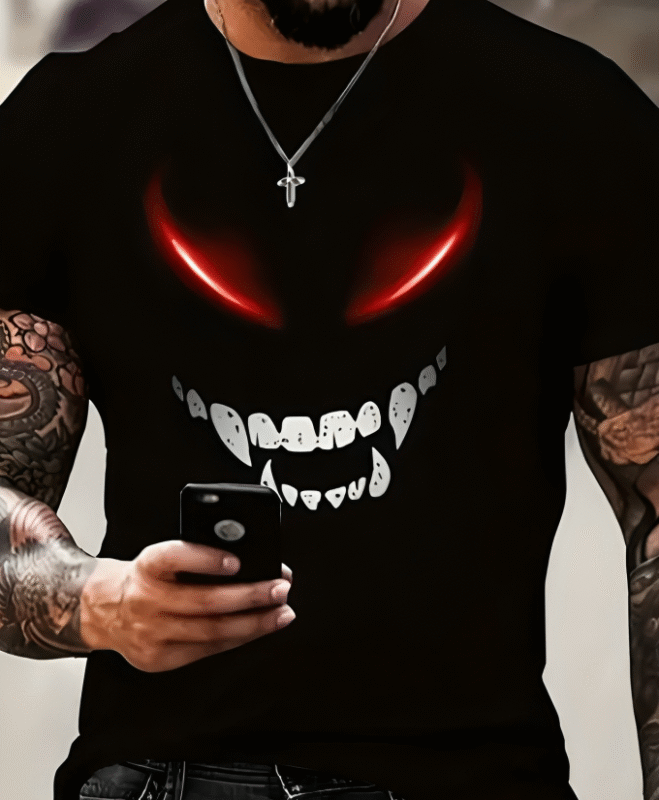 "glow fang t shirt"