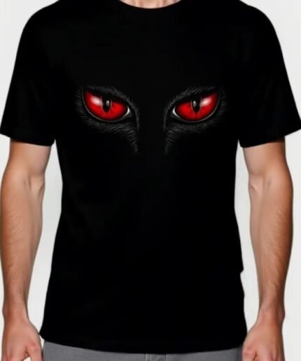 🔥 red demon eyes tee